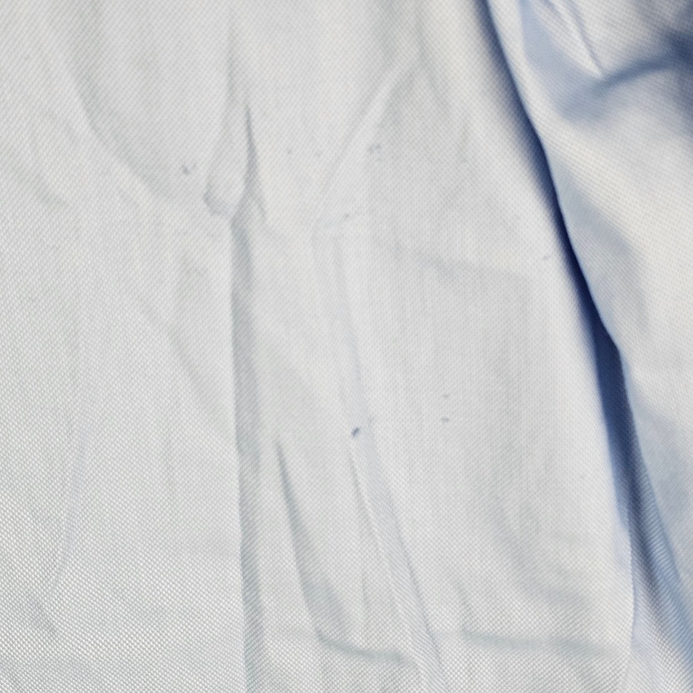 Psycho Bunny Button Down Men 16 34/35 Blue Modern Fit Stretch Non Iron Logo Cuff - Picture 3 of 12